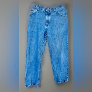 Vintage Brittania Men Medium Blue Straight Leg Jean 5-Pocket 100% Cotton 38 X 30